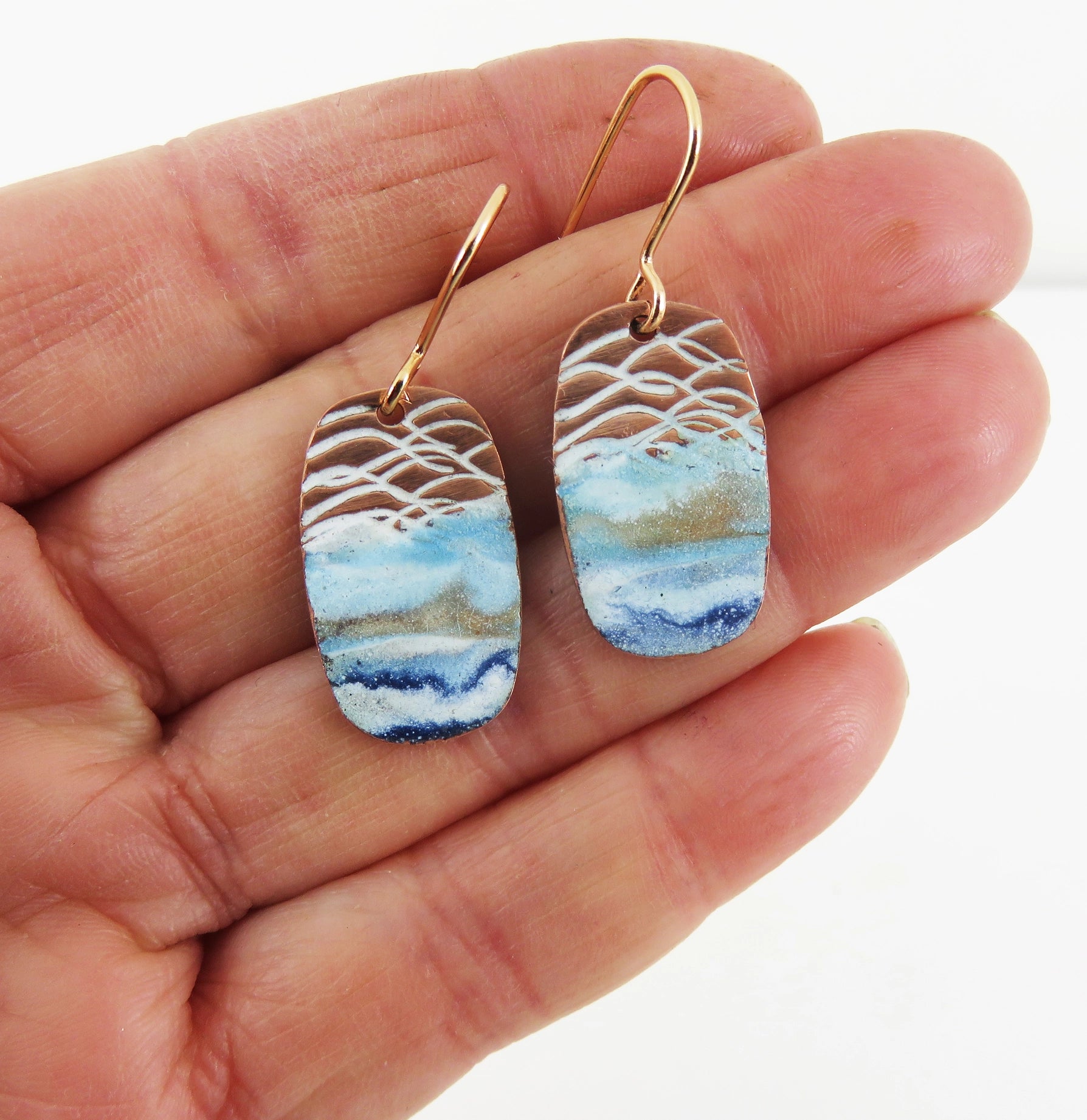 830 Degrees {OCEAN} earrings + pendant