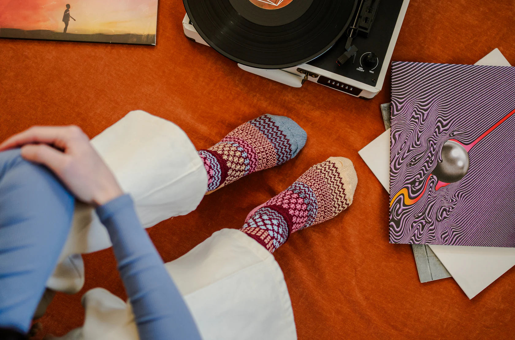 Solmate Socks {CREW} Polkadot