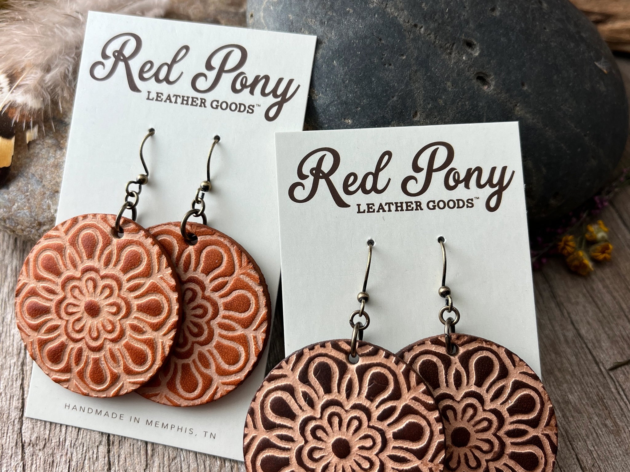 Red Pony Leather Goods {WESTERN MANDALA} Circle