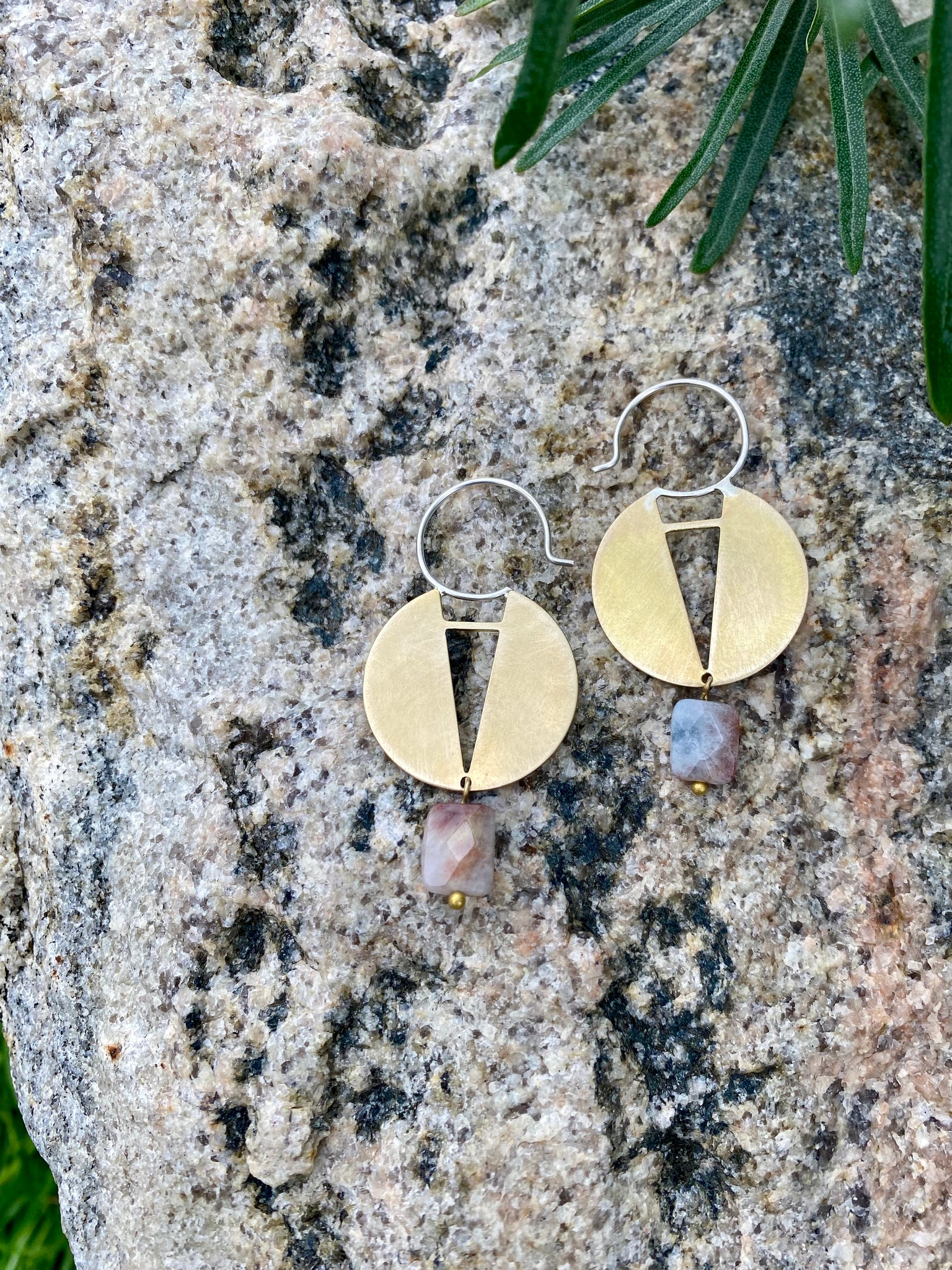 Modern Madini {GEO DISC} hoops