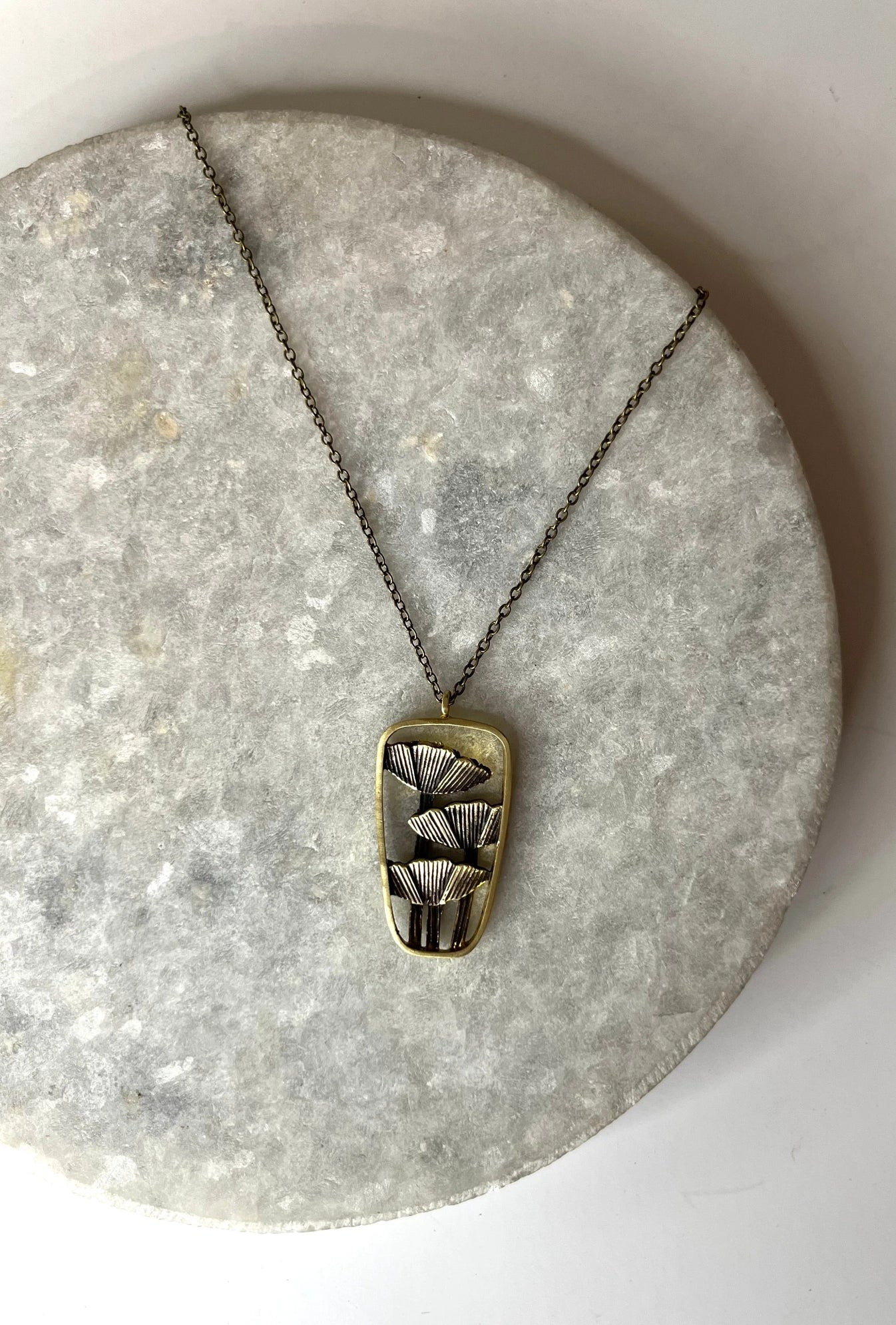 Modern Madini {VASE OF FLOWERS} necklace