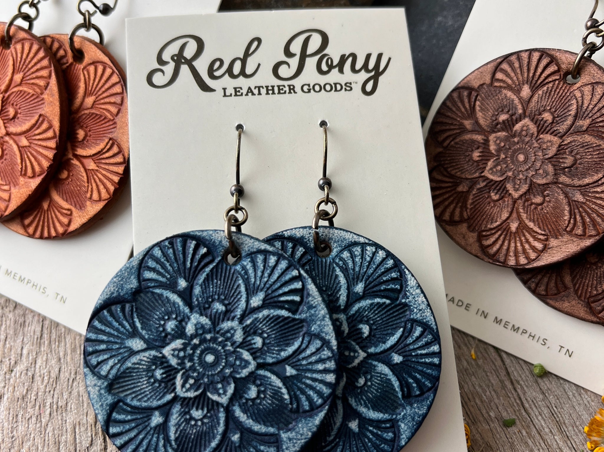 Red Pony Leather Goods {MANDALA} Circle