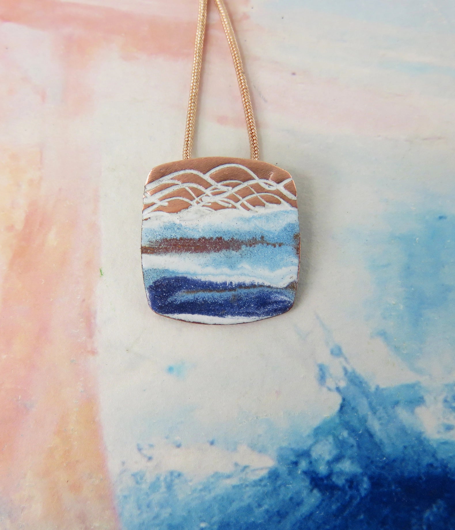 830 Degrees {OCEAN} earrings + pendant