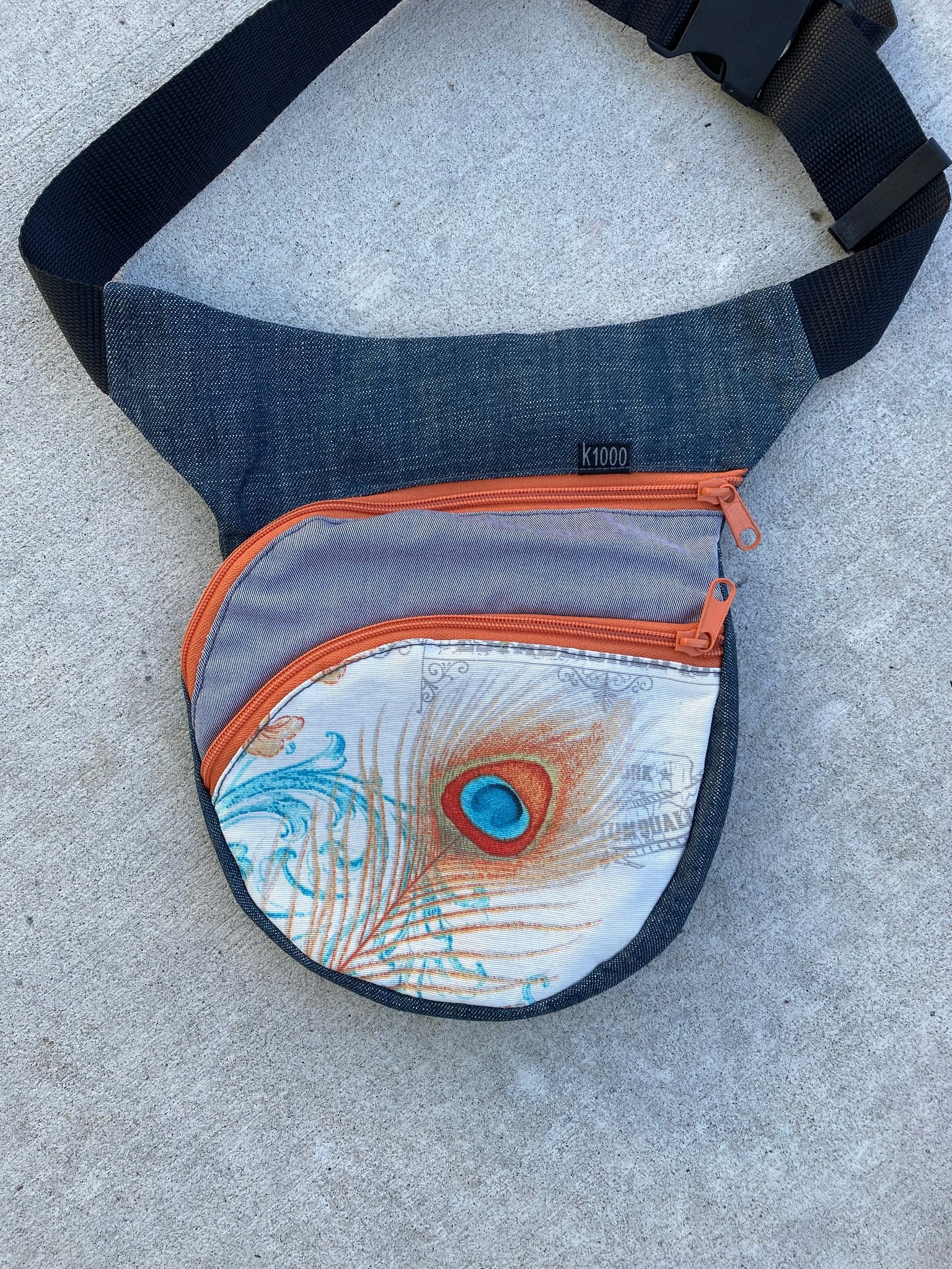 K1000 {URBAN BELT BAG} w/secret pocket