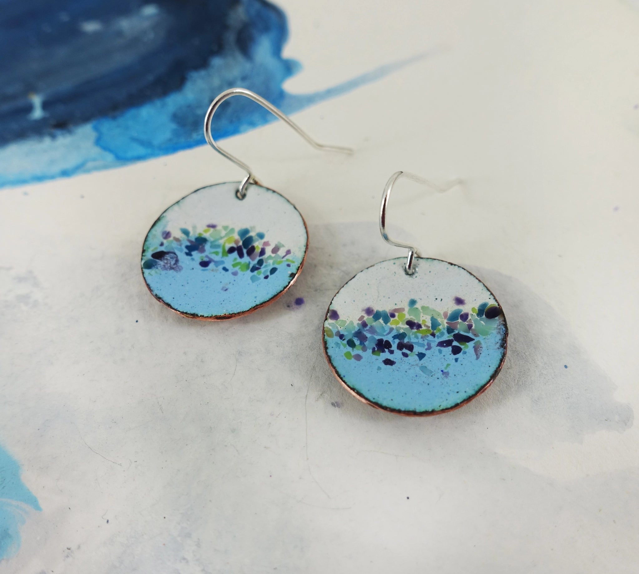 830 Degrees {SKY CONFETTI} earrings