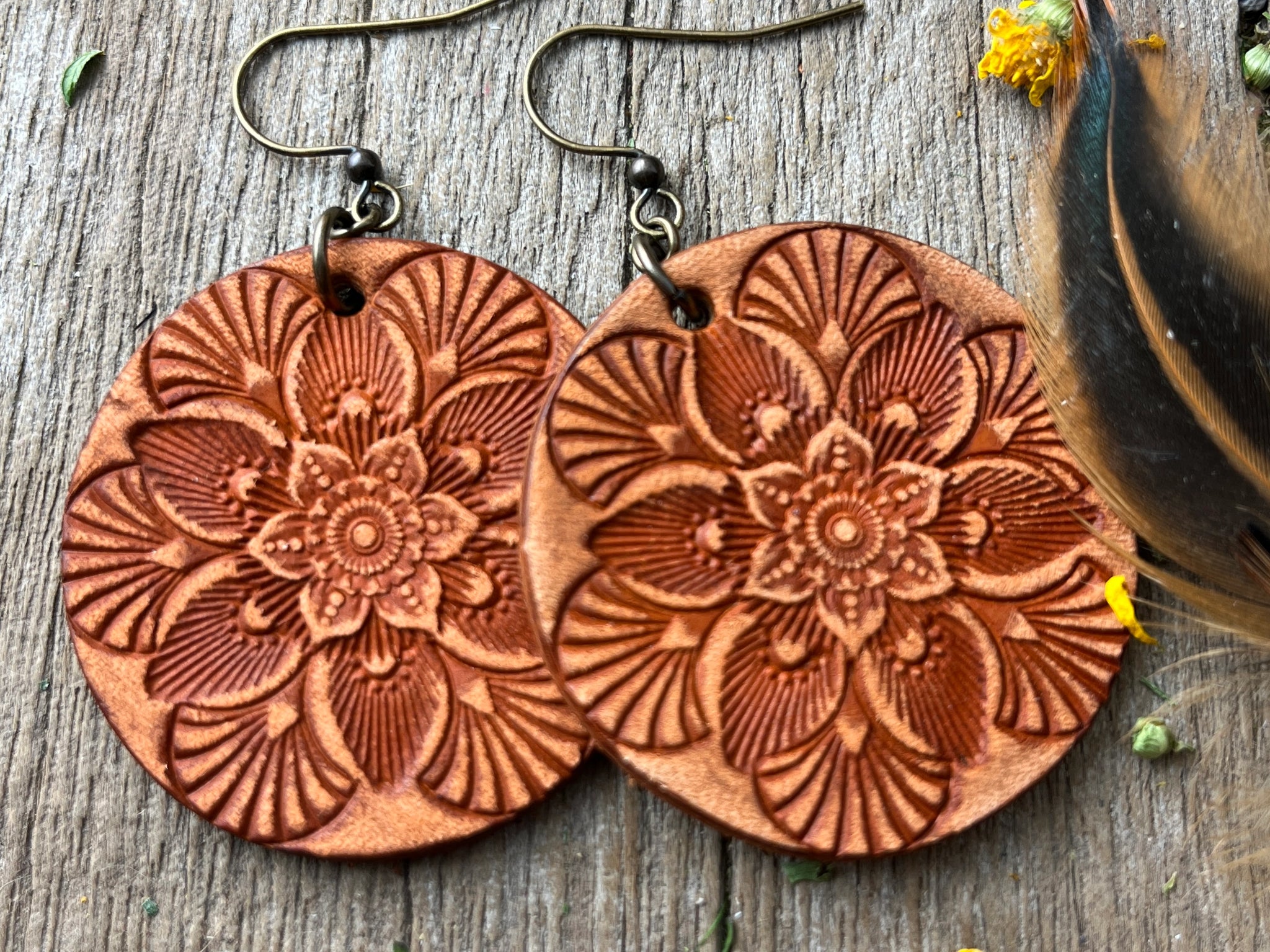 Red Pony Leather Goods {MANDALA} Circle