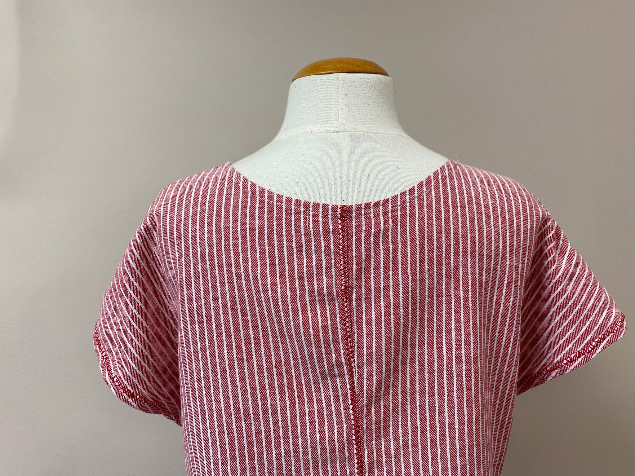 Maria top {STRIPE} w/stitching