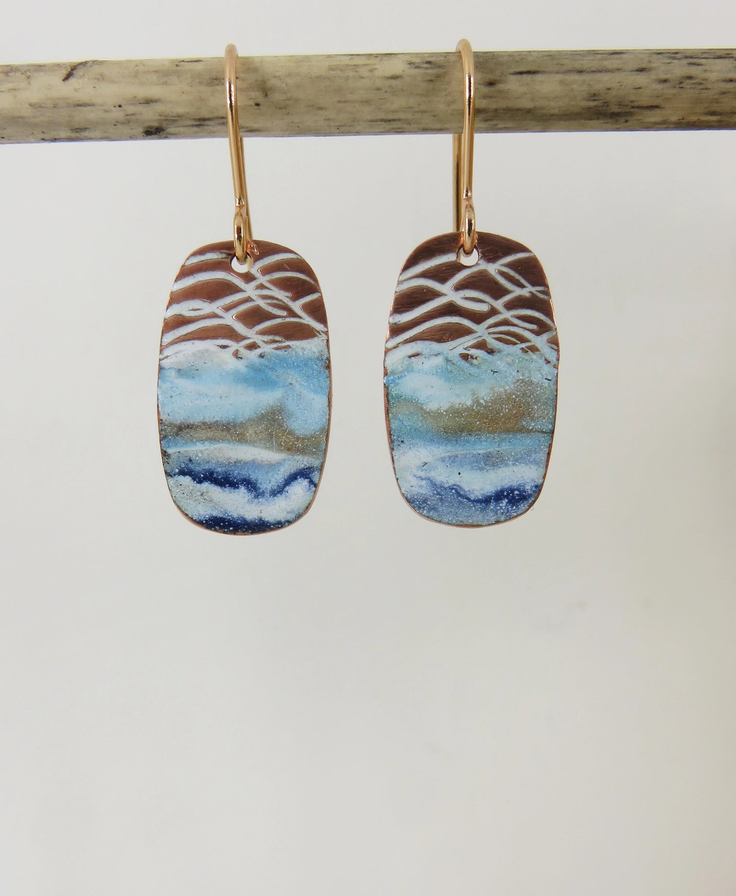 830 Degrees {OCEAN} earrings + pendant