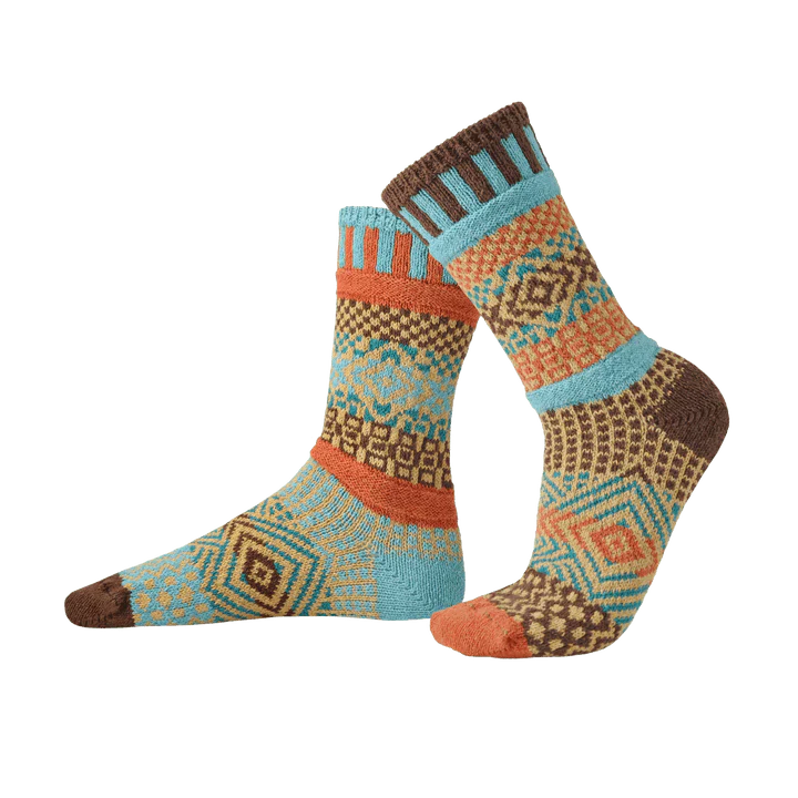 Solmate Socks {CREW} Diamond