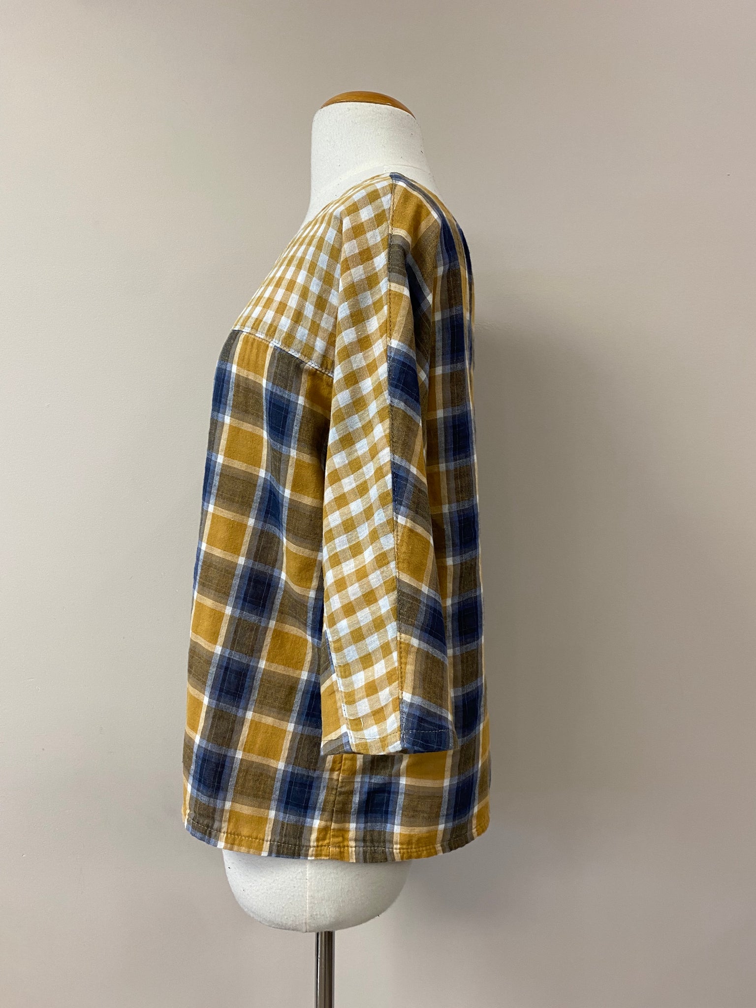 Shirley {TOP} cotton plaid