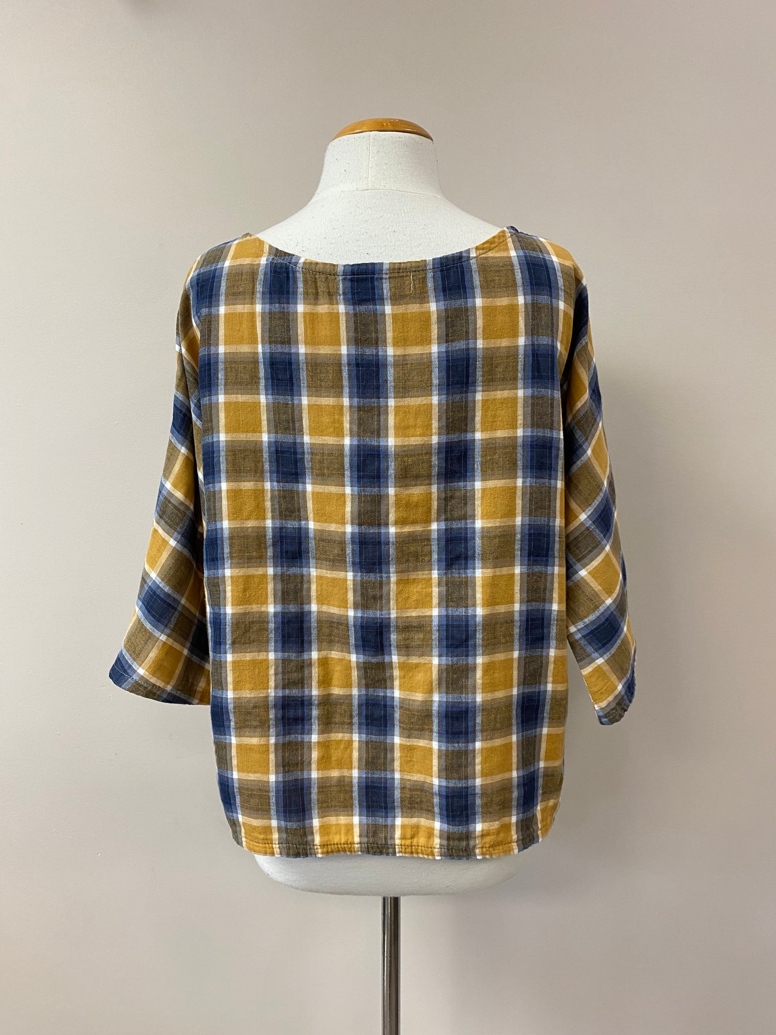 Shirley {TOP} cotton plaid