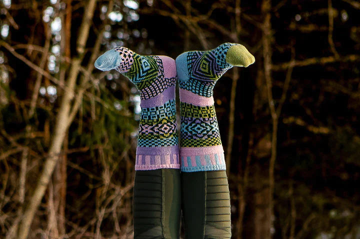 Solmate Socks {CREW} Diamond