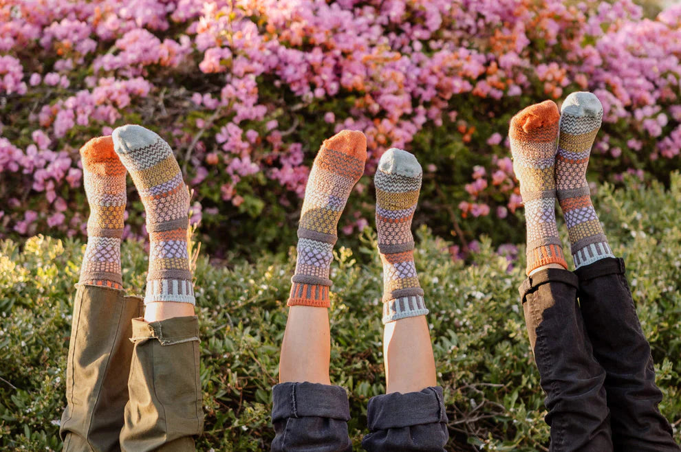 Solmate Socks {CREW} Polkadot