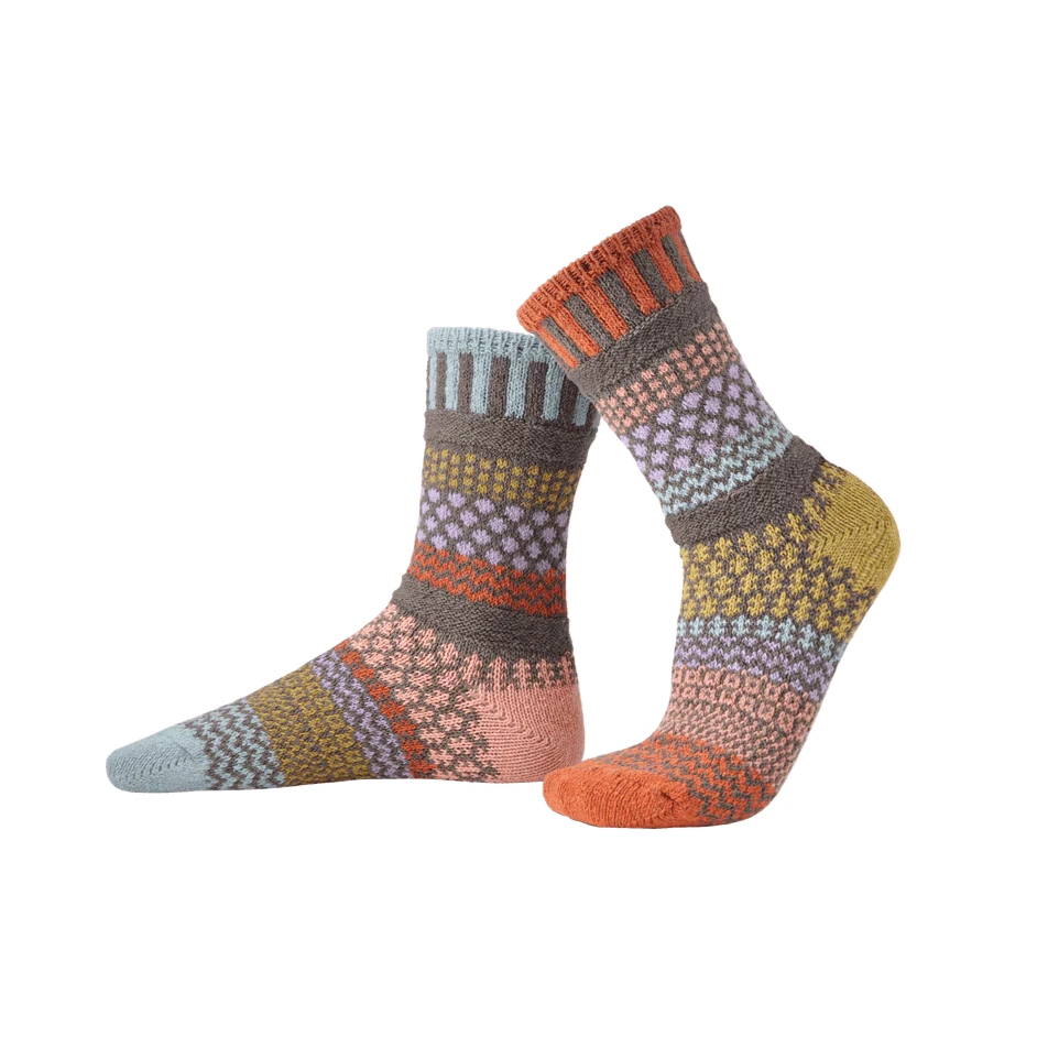 Solmate Socks {CREW} Polkadot