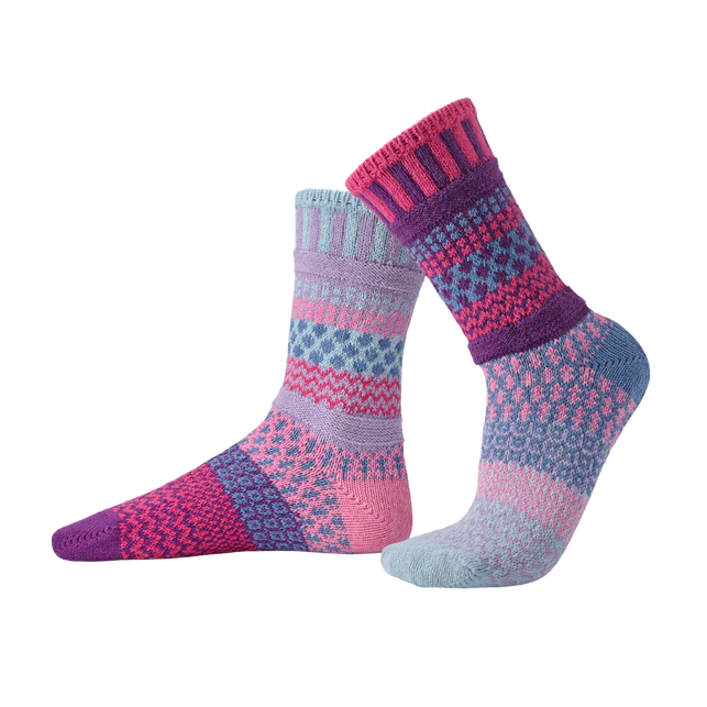 Solmate Socks {CREW} Polkadot