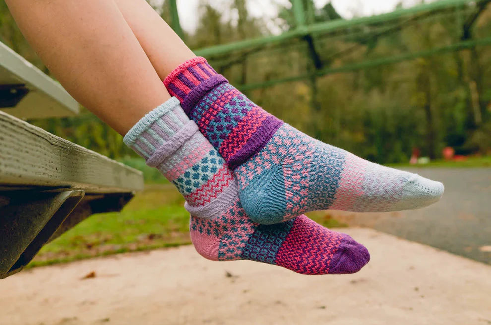 Solmate Socks {CREW} Polkadot