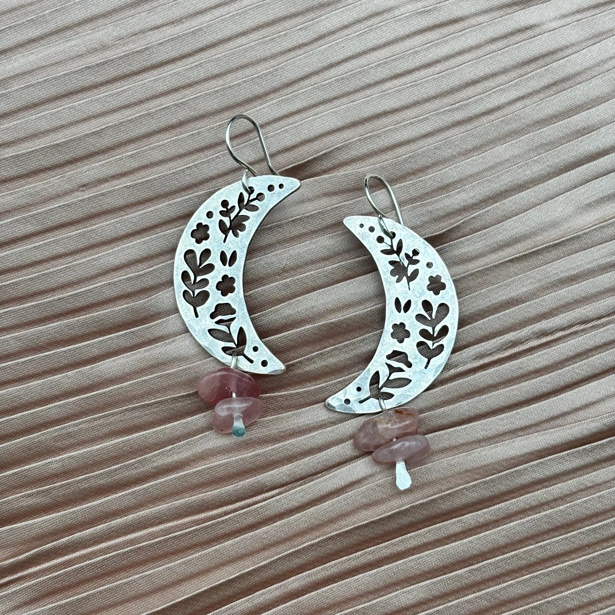 Fluff Hardware {MOON GARDEN} earrings