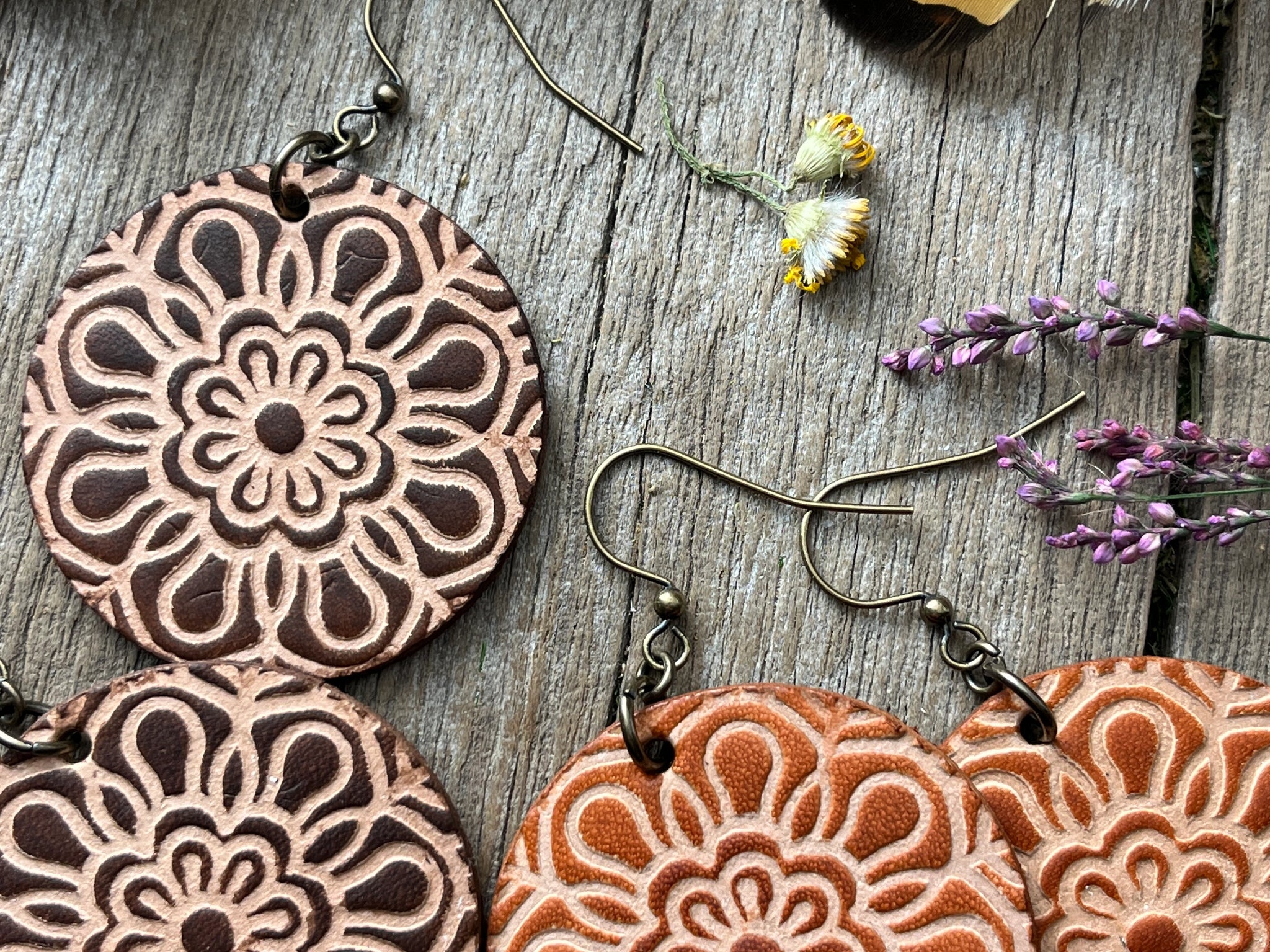 Red Pony Leather Goods {WESTERN MANDALA} Circle