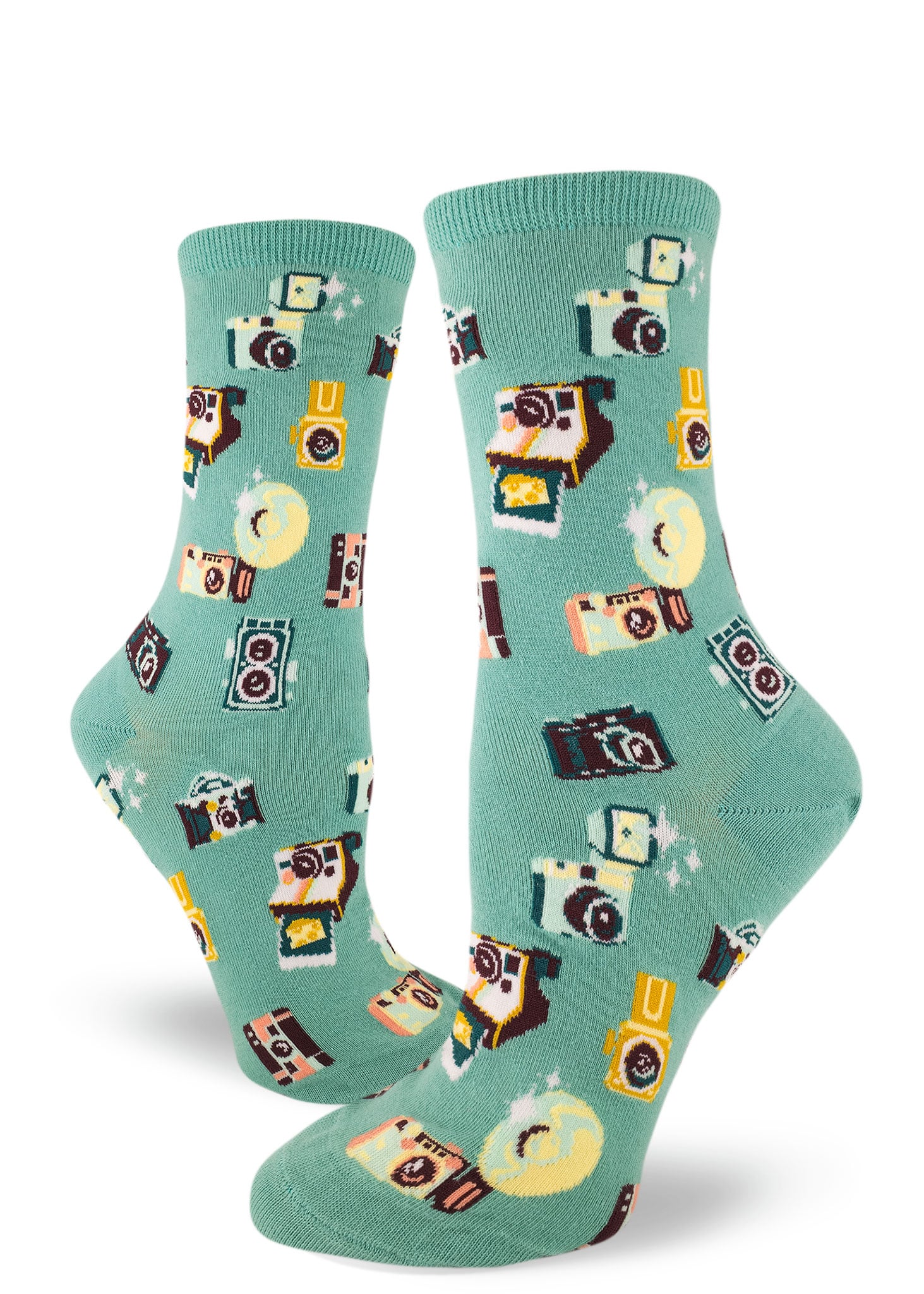 Modsocks {SAY CHEESE} women's crew