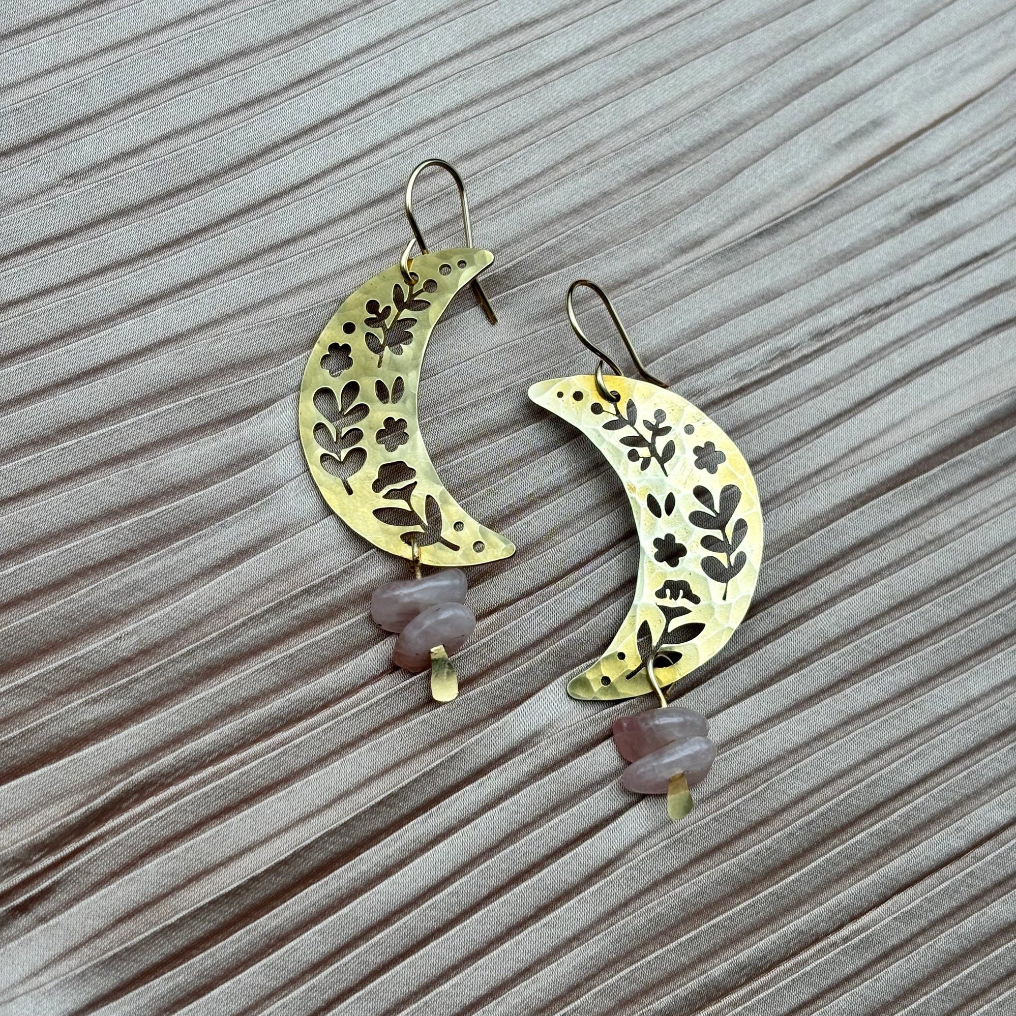 Fluff Hardware {MOON GARDEN} earrings