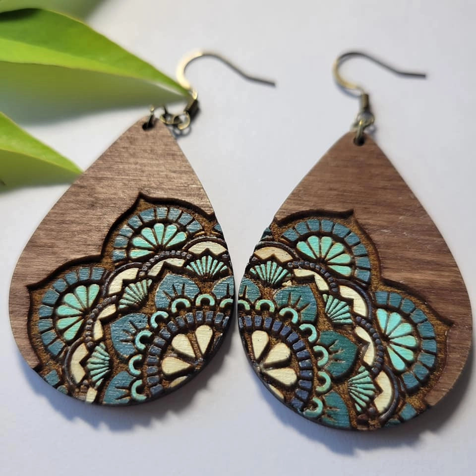 Elskas Designs {MANDALA TEARDROP}