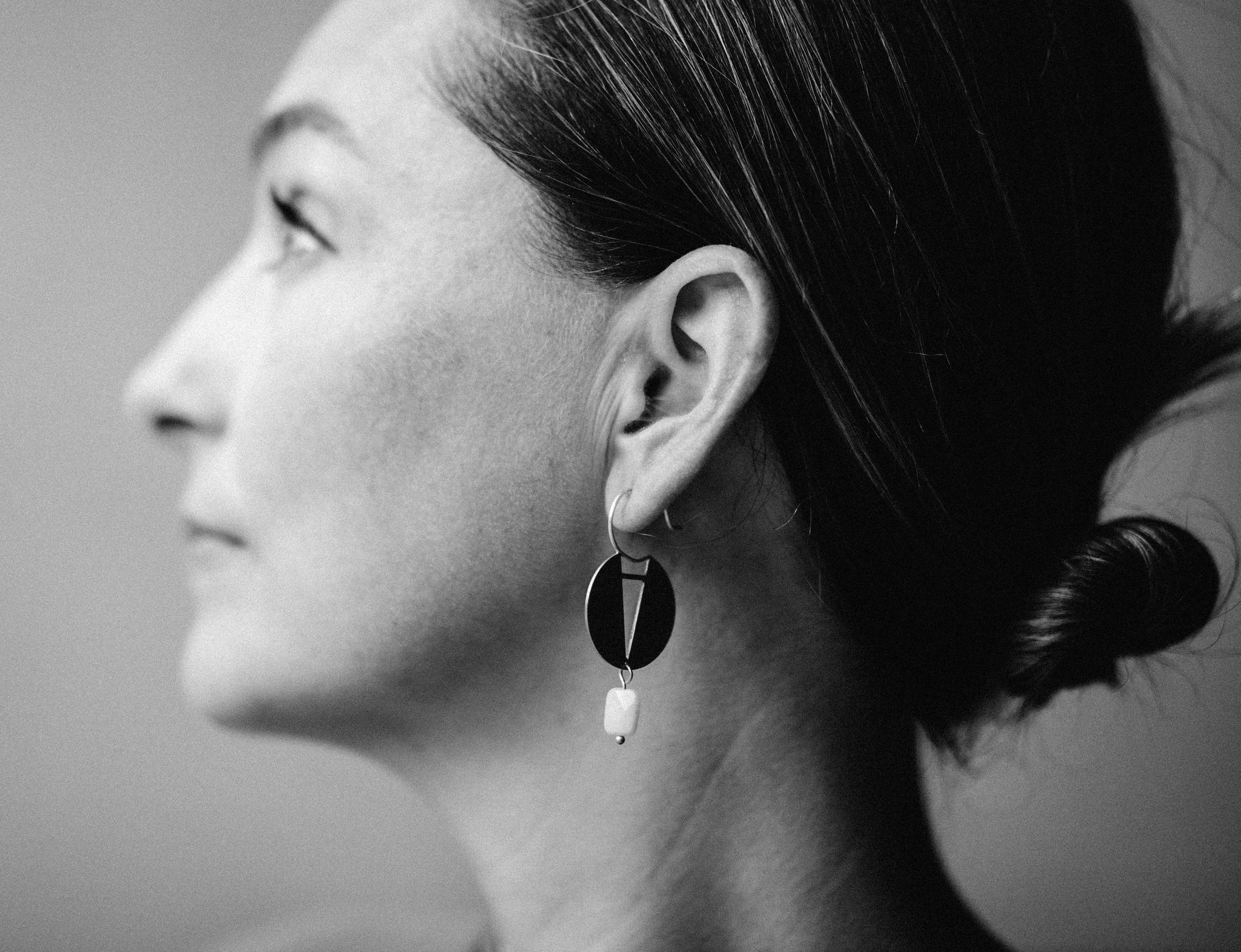 Modern Madini {GEO DISC} hoops