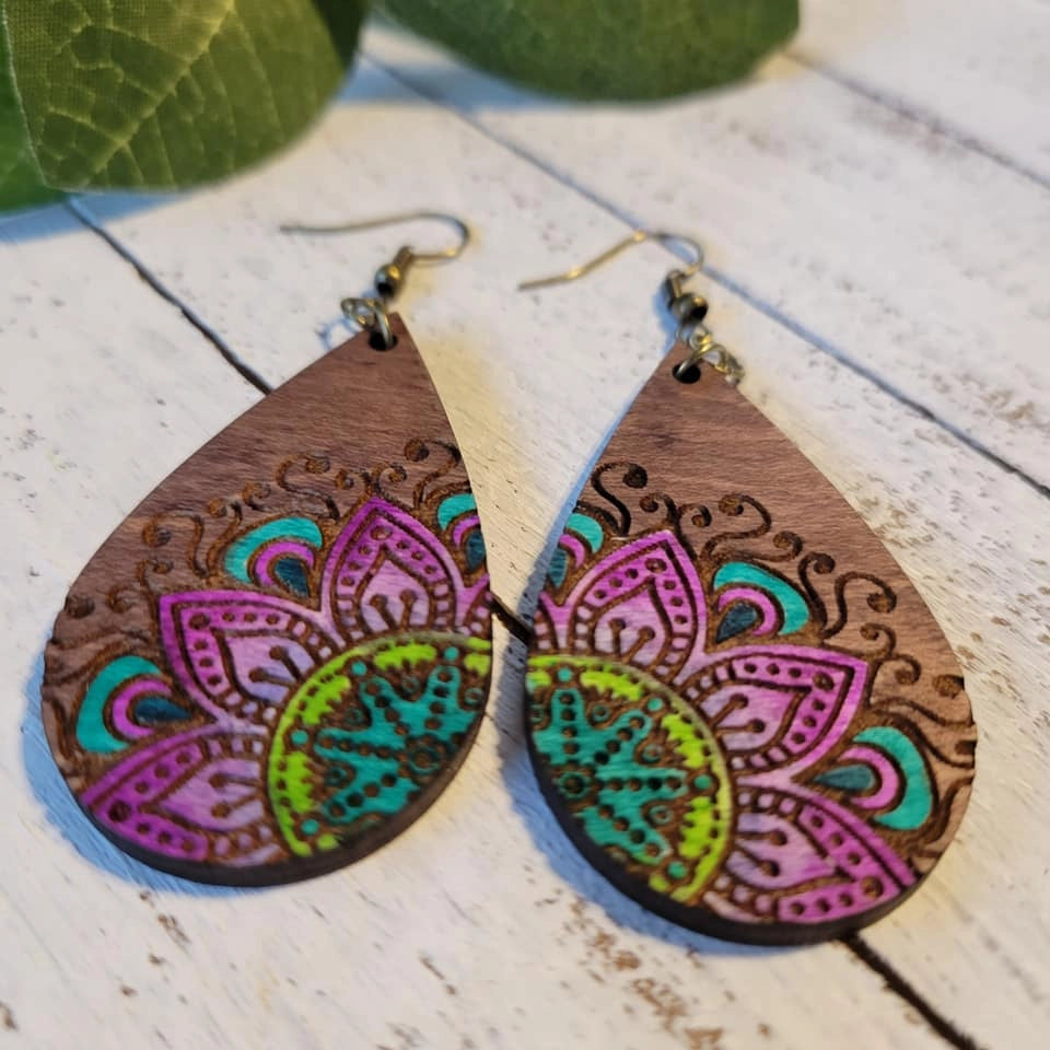 Elskas Designs {MANDALA TEARDROP}