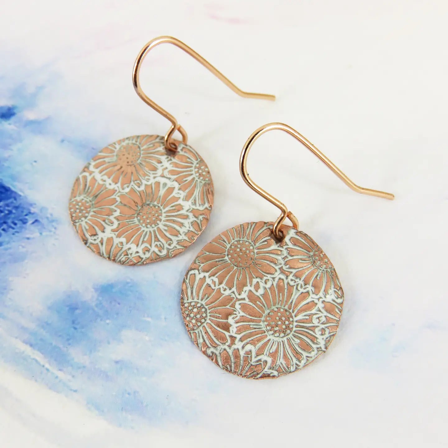 830 Degrees {BOUQUET OF DAISIES} earrings + pendant