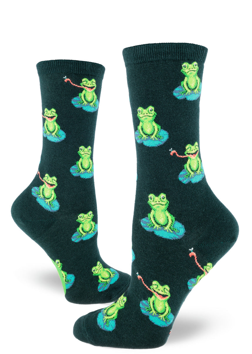 Modsocks {FUNNY FROG} men + women's crew