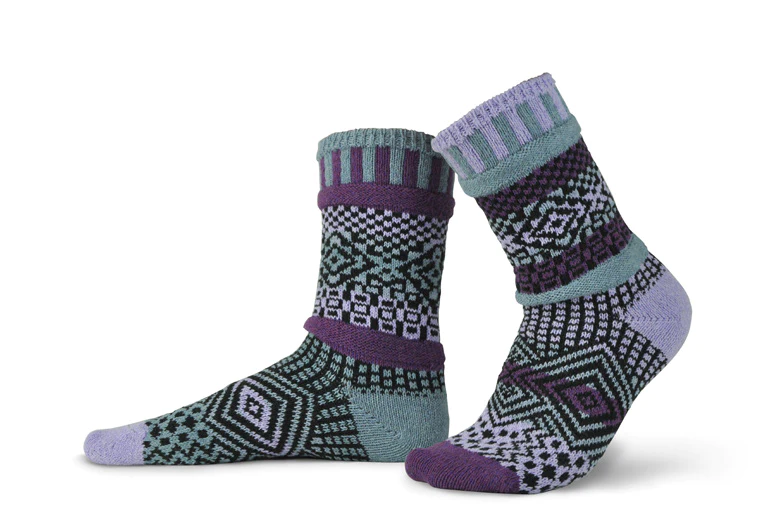 Solmate Socks {CREW} Diamond