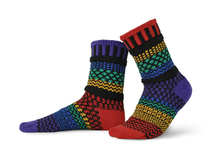 Solmate Socks {CREW} Polkadot