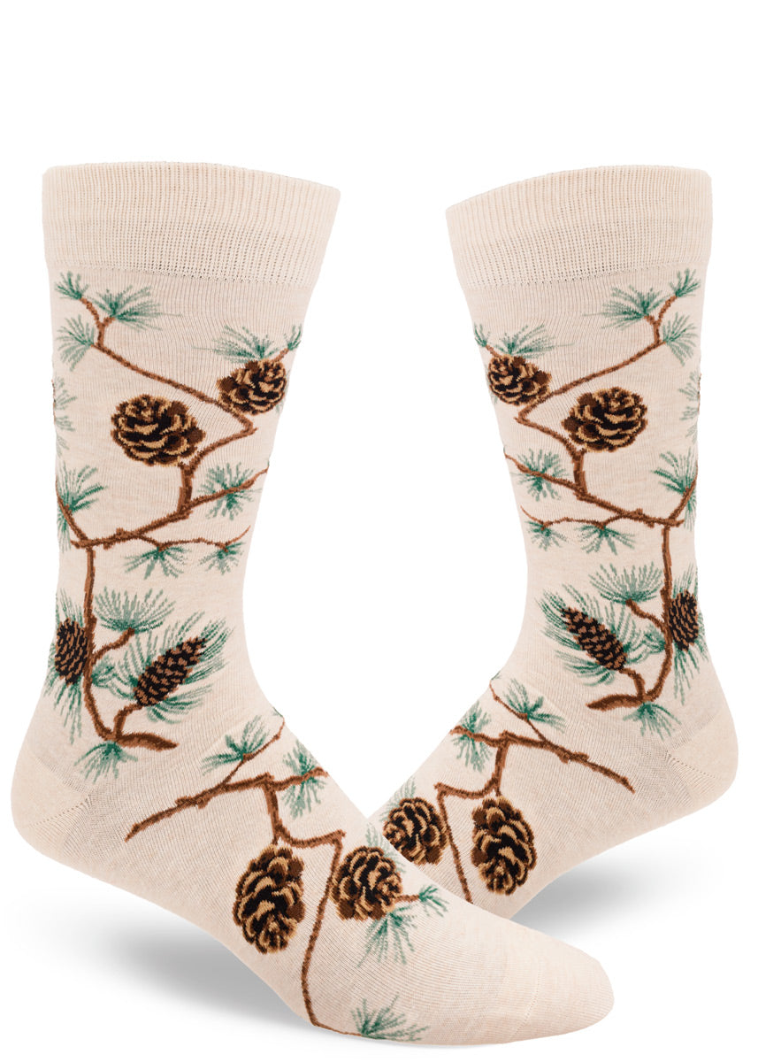Modsocks {PINECONE} men/women's crew + knee high