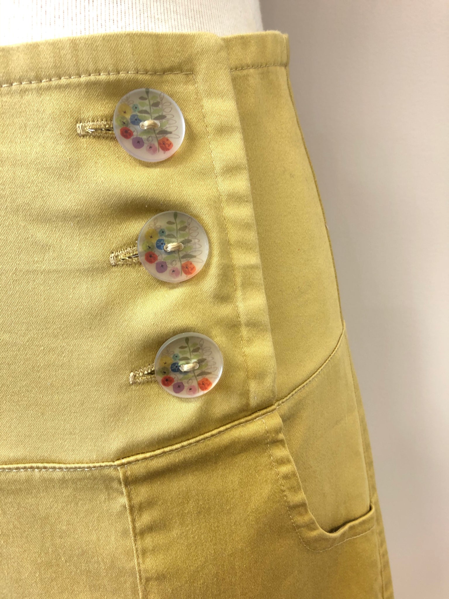 Bella CAPRI {COTTON} Goldenrod • Berry