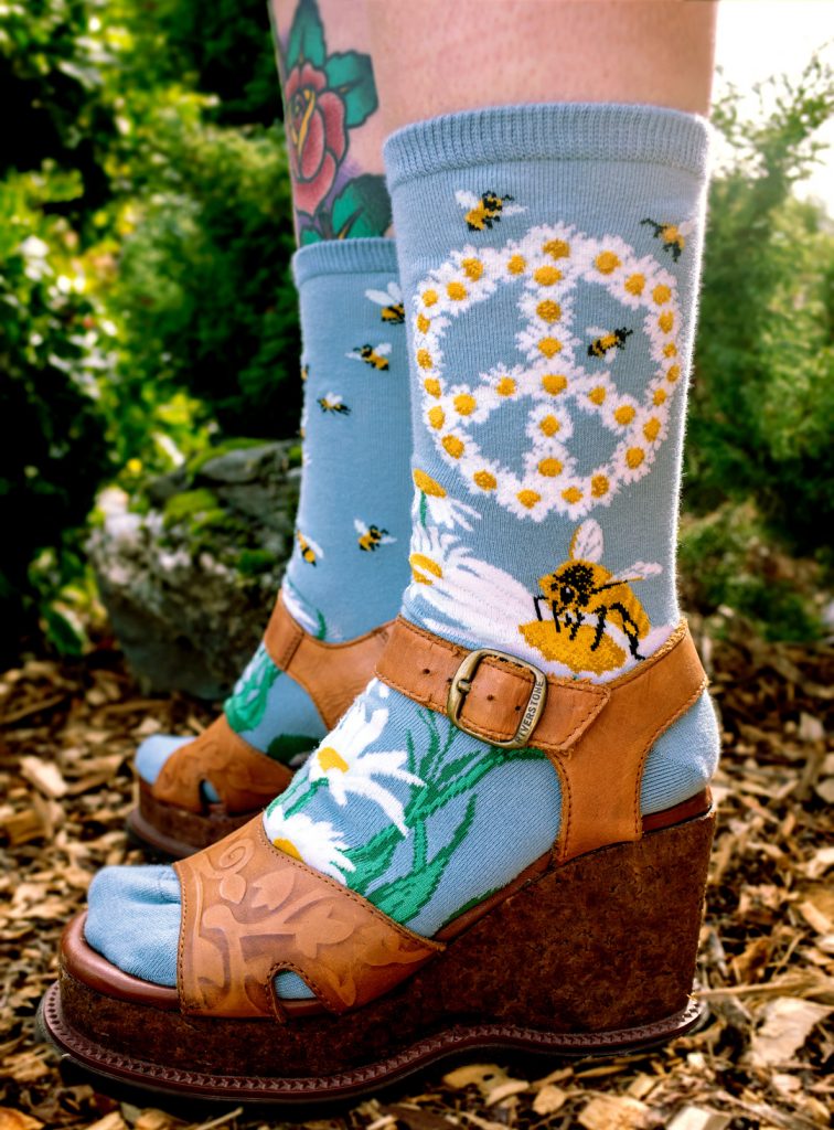 Modsocks {BEES} men + women's crew