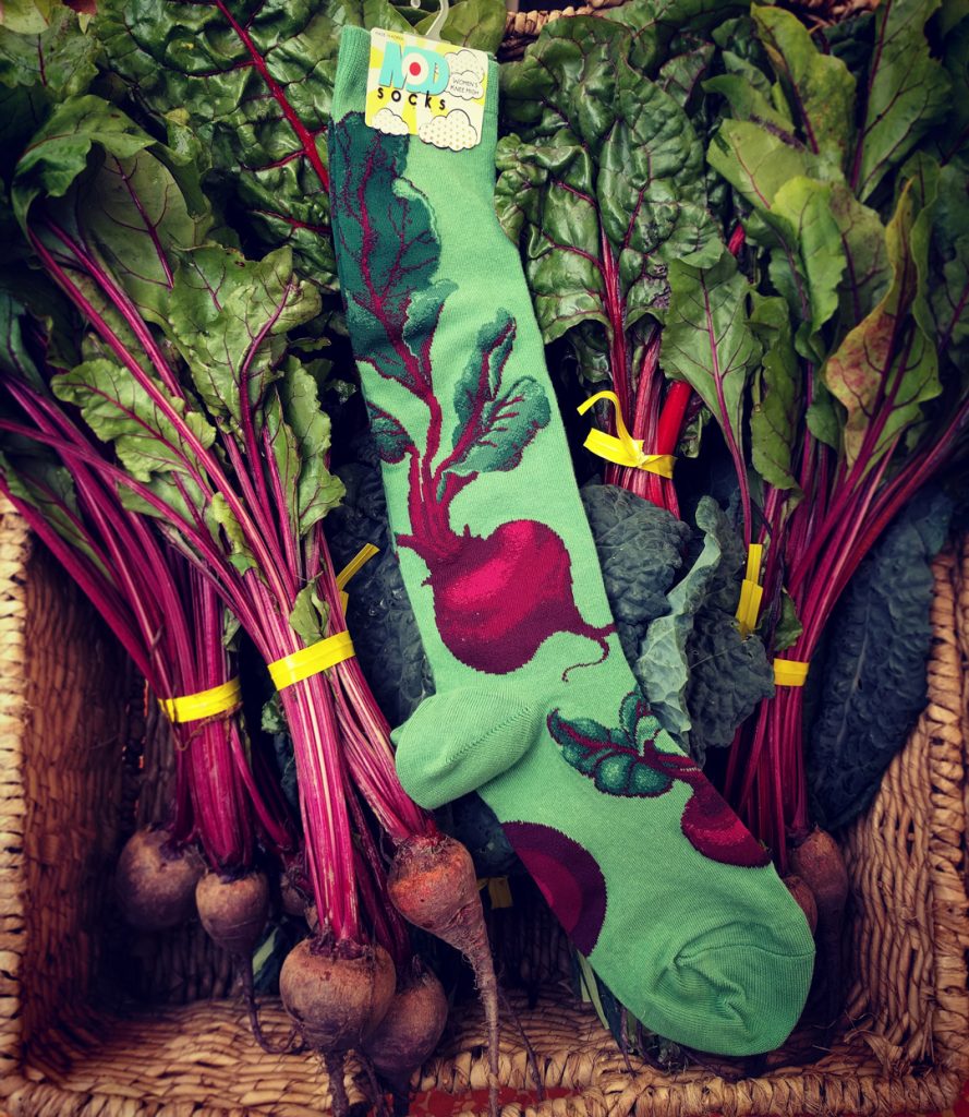 Modsocks {BEETS} knee high + men's crew