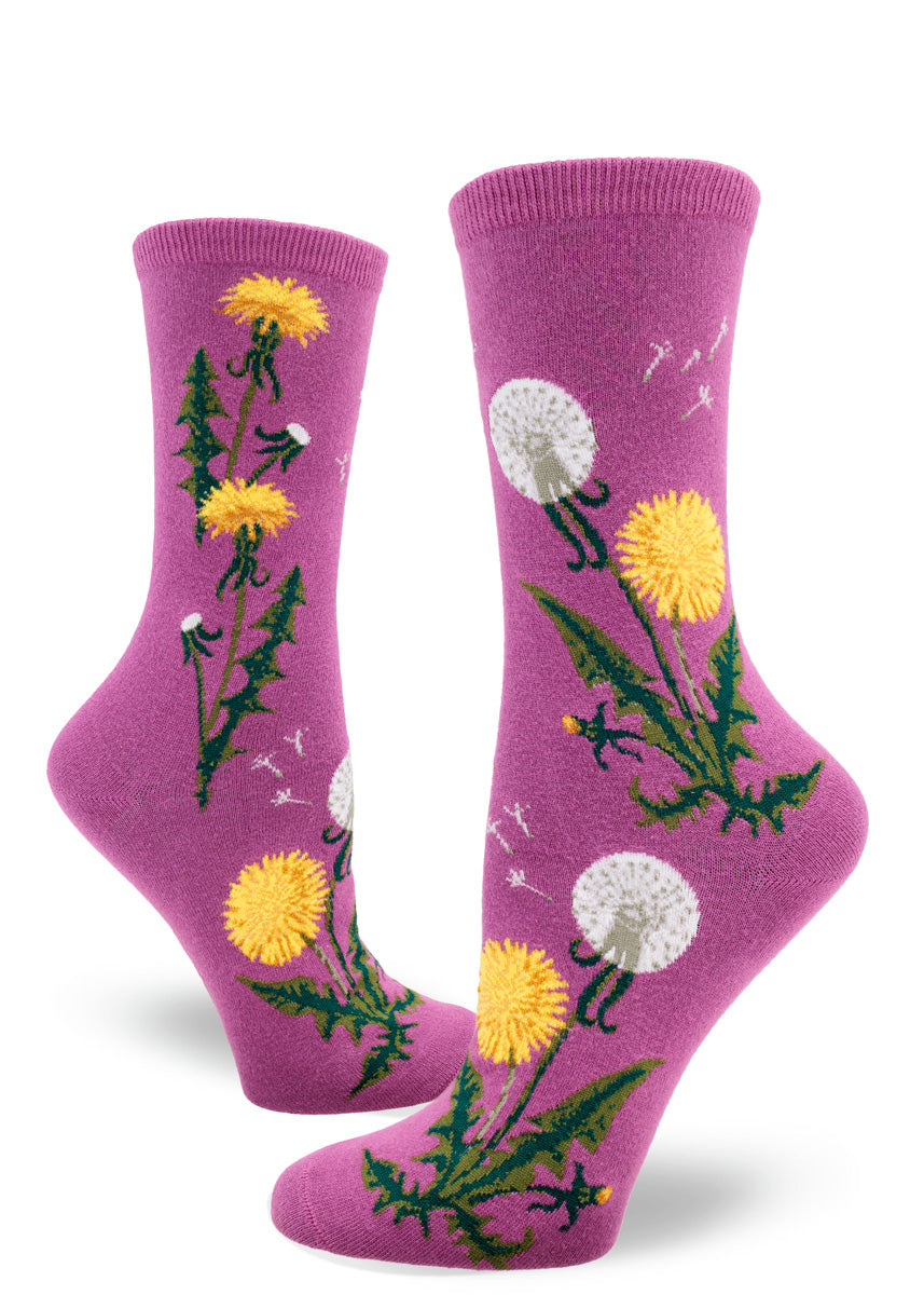 Modsocks {DANDELION} women's crew + knee high