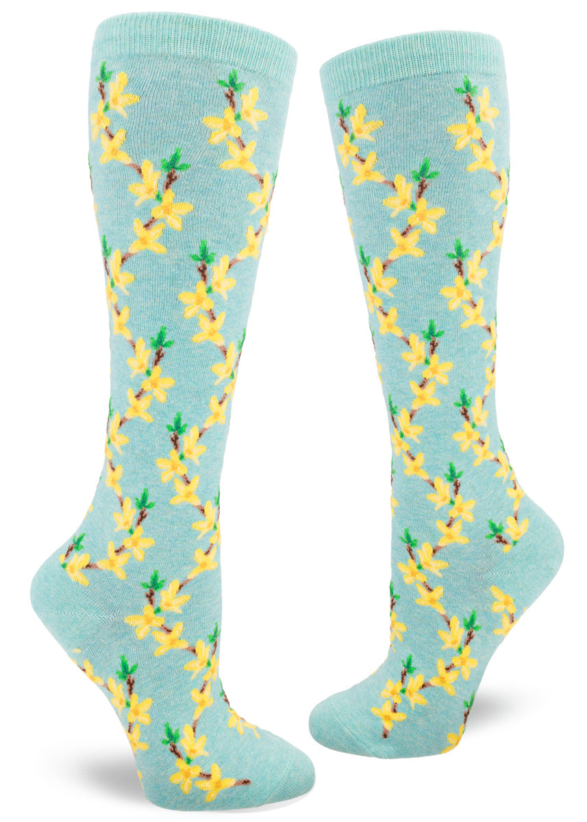 Modsocks {FORSYTHIA} women's crew + knee high