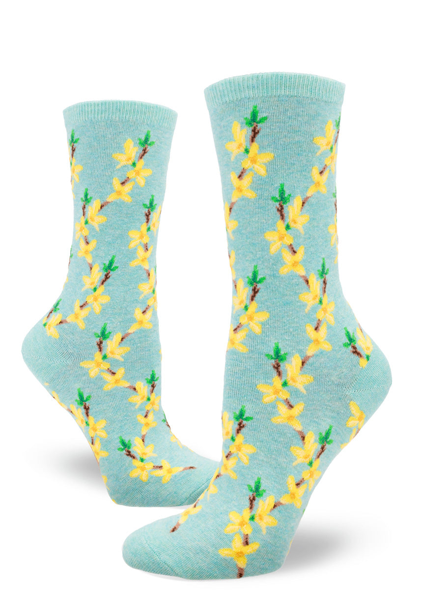 Modsocks {FORSYTHIA} women's crew + knee high