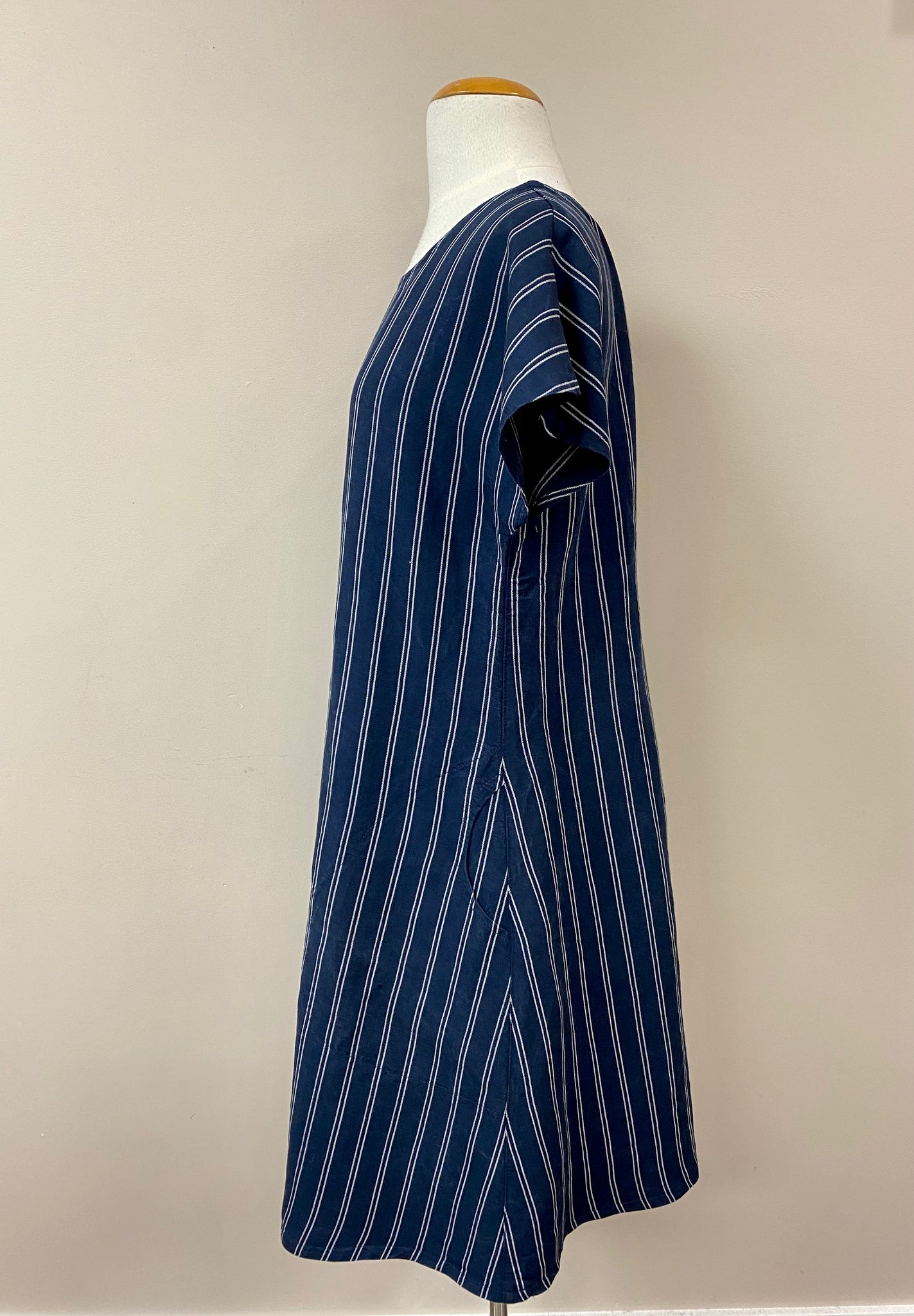 Maria Dress {STRIPE TENCEL LINEN}