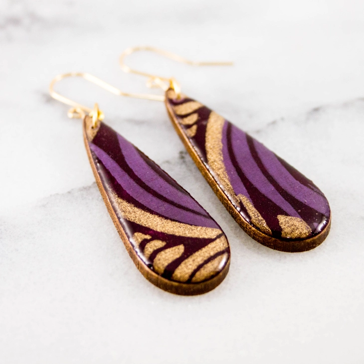 No Man's Land {TEARDROP EARRINGS}