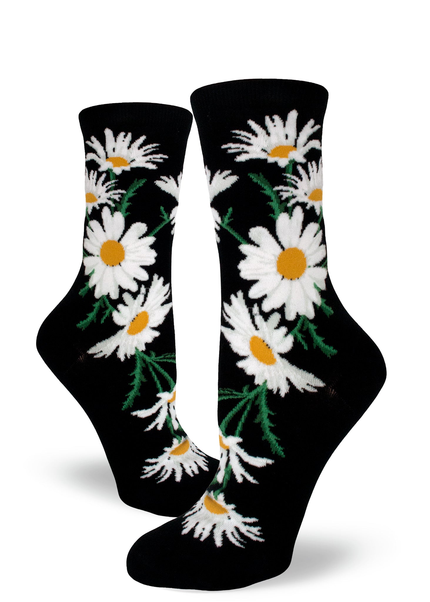 Modsocks {DAISIES} women's crew + knee high