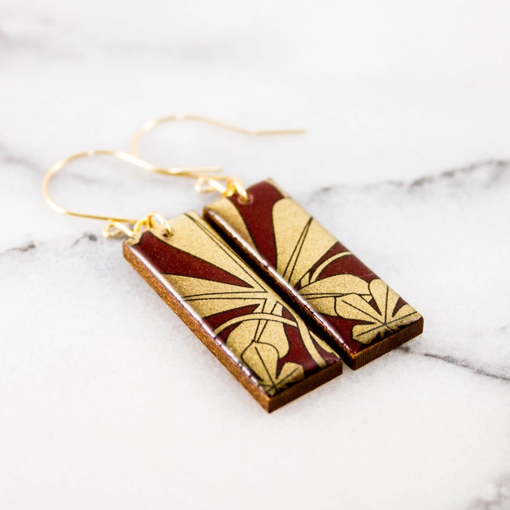 No Man's Land {RECTANGLE EARRINGS}