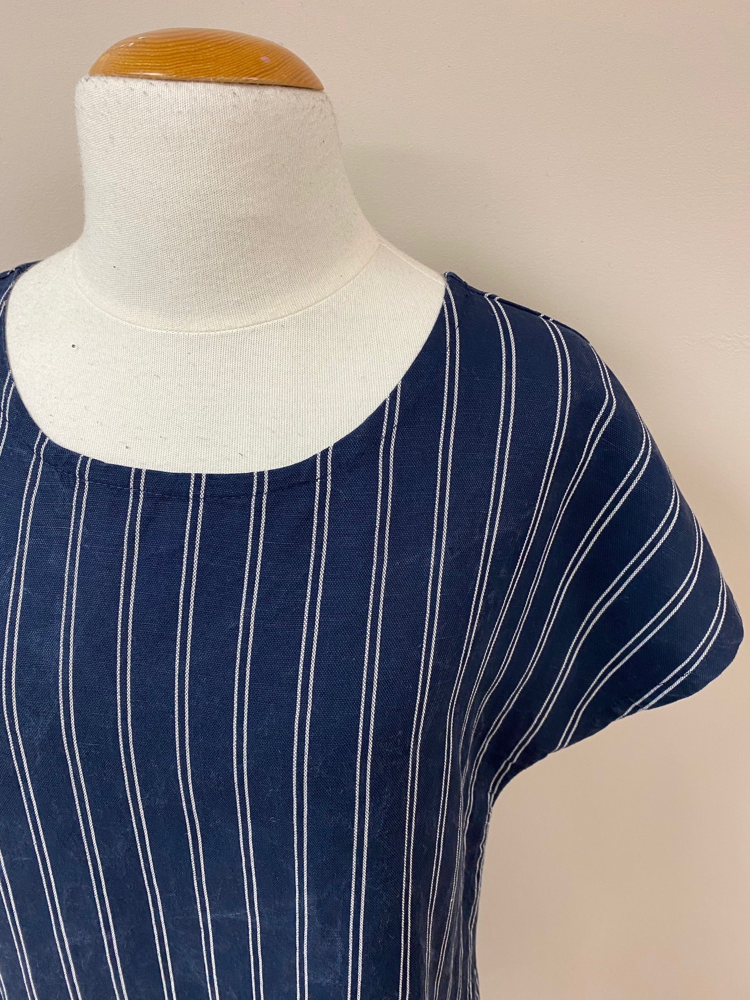Maria Dress {STRIPE TENCEL LINEN}