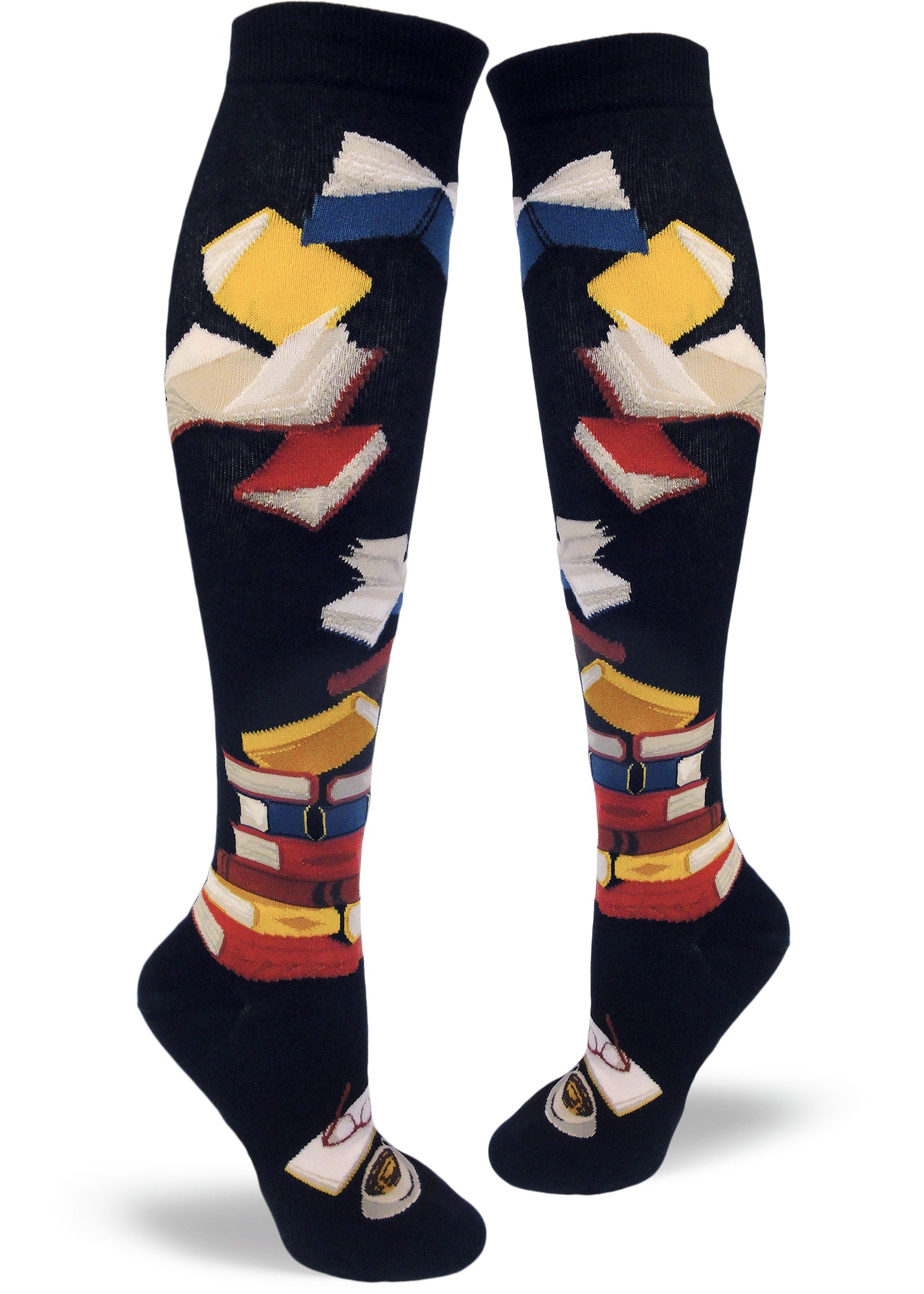 Modsocks {BIBLIOPHILE} women's crew + knee high