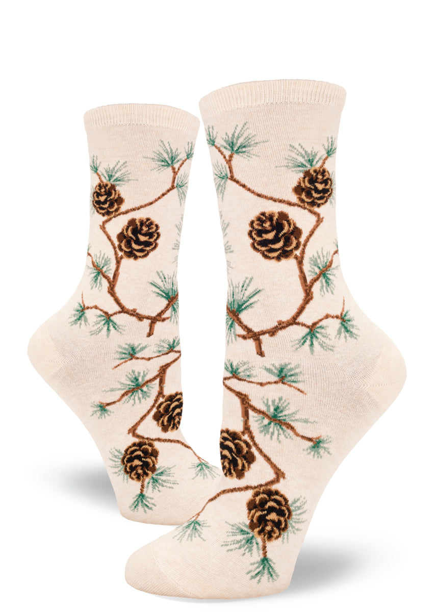 Modsocks {PINECONE} men/women's crew + knee high