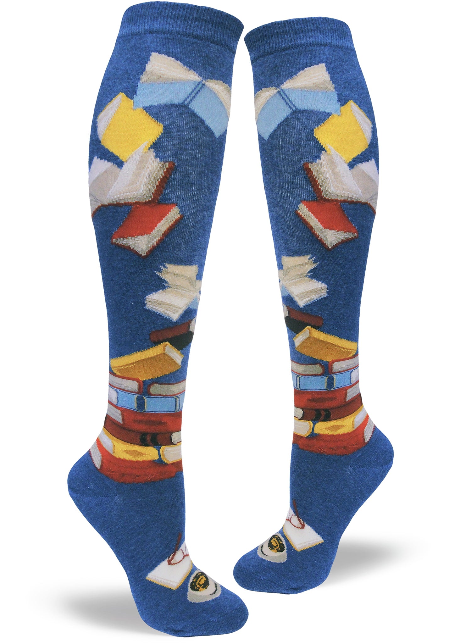 Modsocks {BIBLIOPHILE} women's crew + knee high