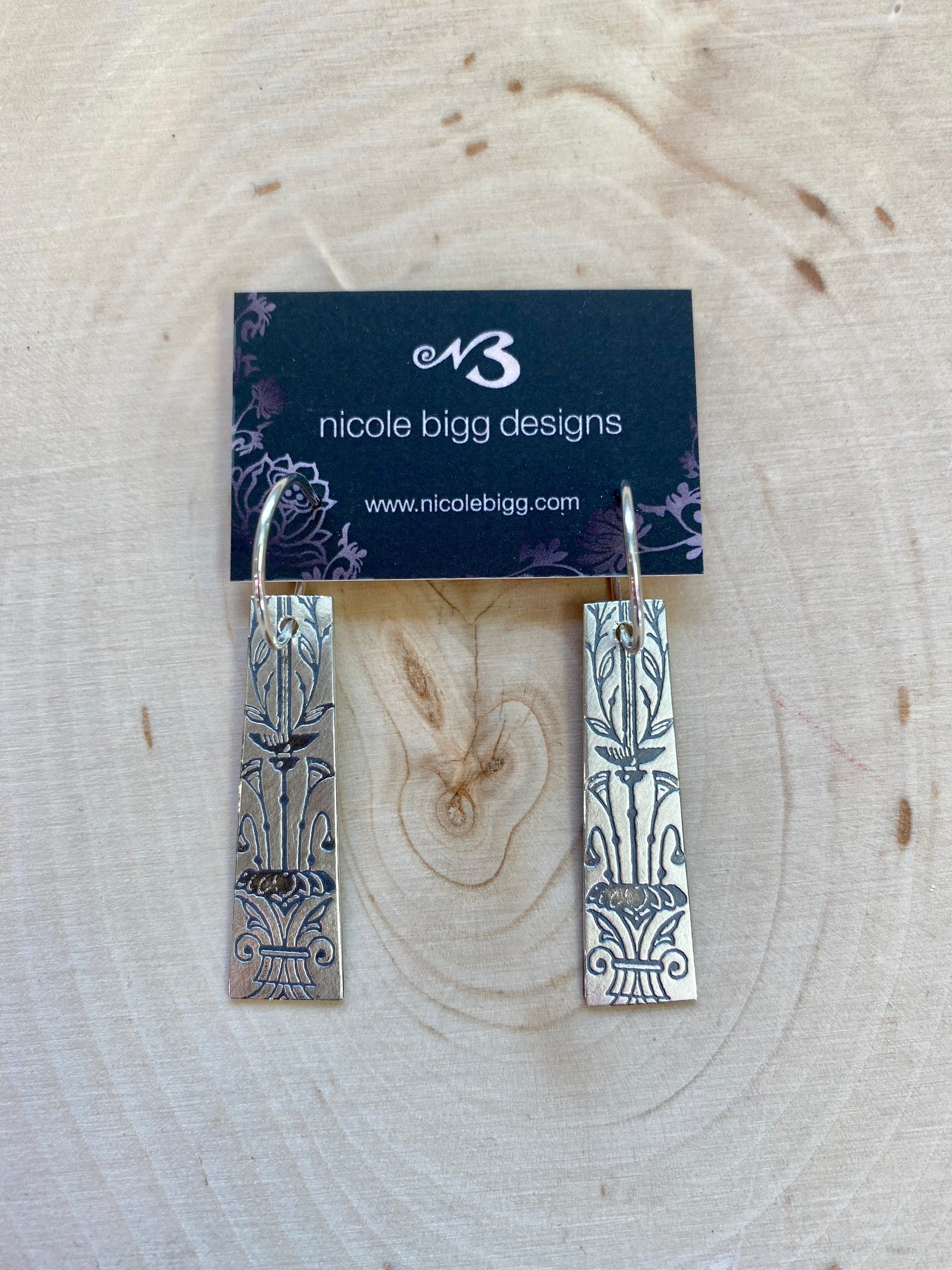 Nicole Bigg {SAKURA EARRINGS SILVER}