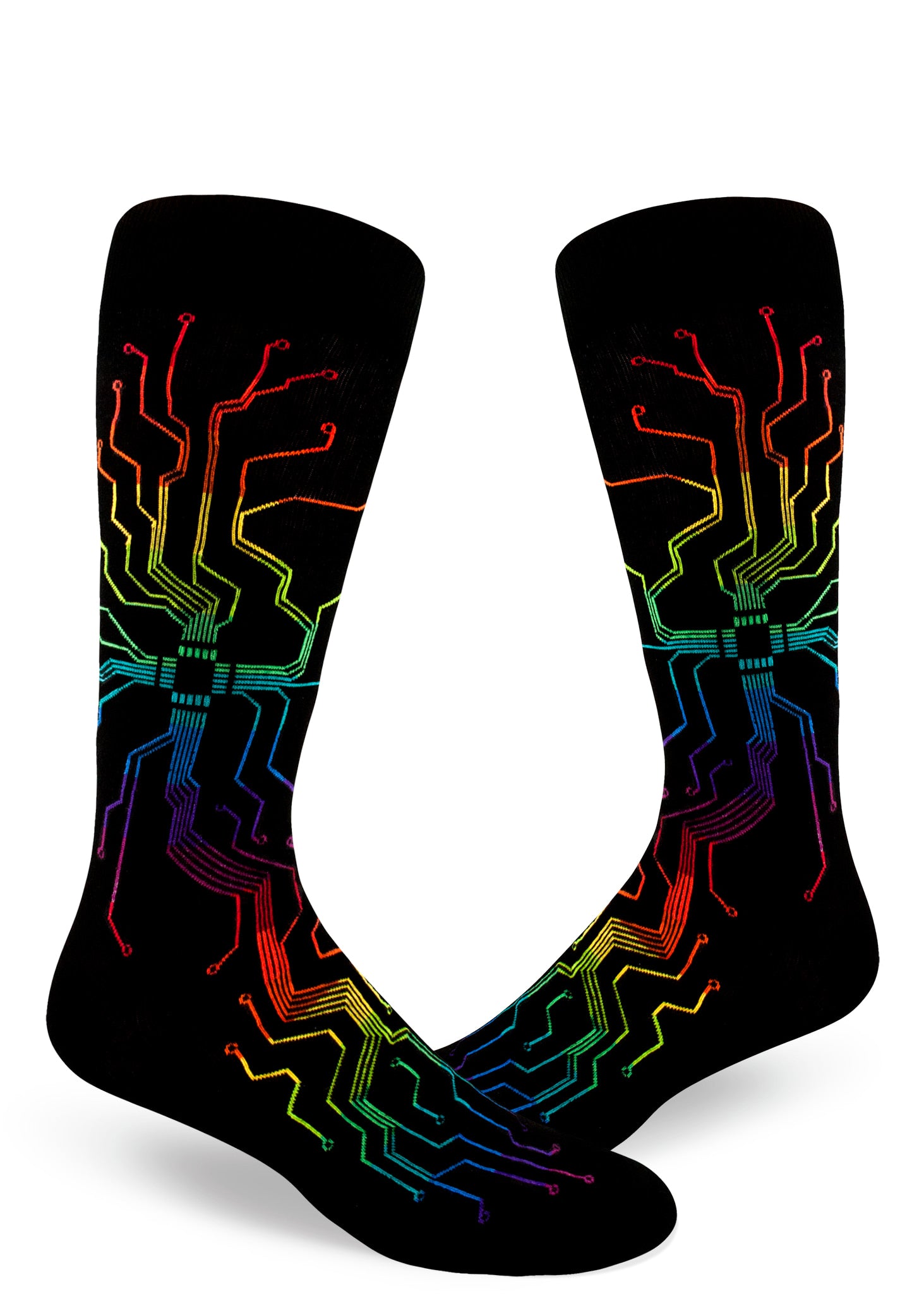 Modsocks {MUTHABOARD} knee high + men's crew