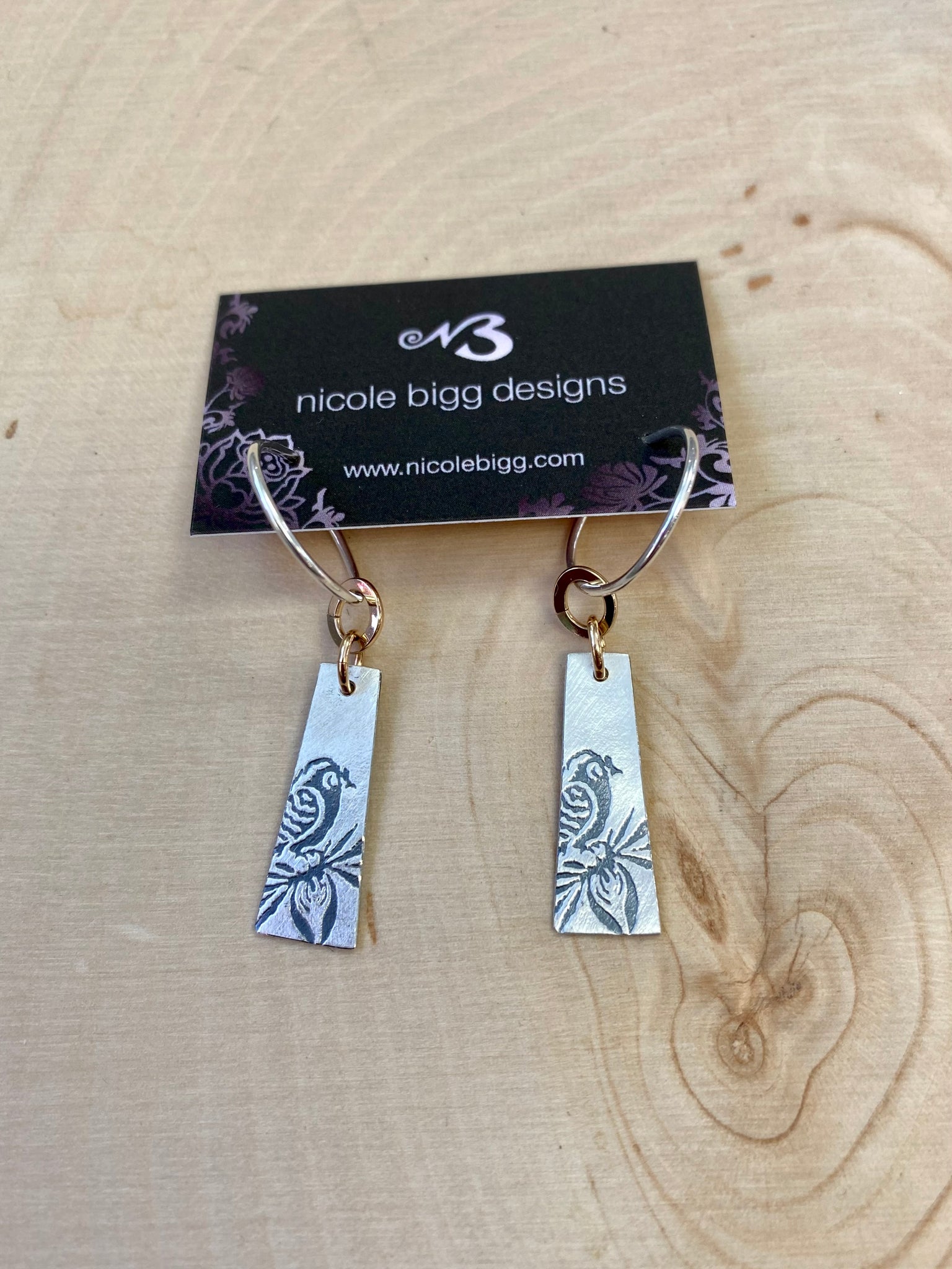 Nicole Bigg {HANAKO EARRINGS SILVER}
