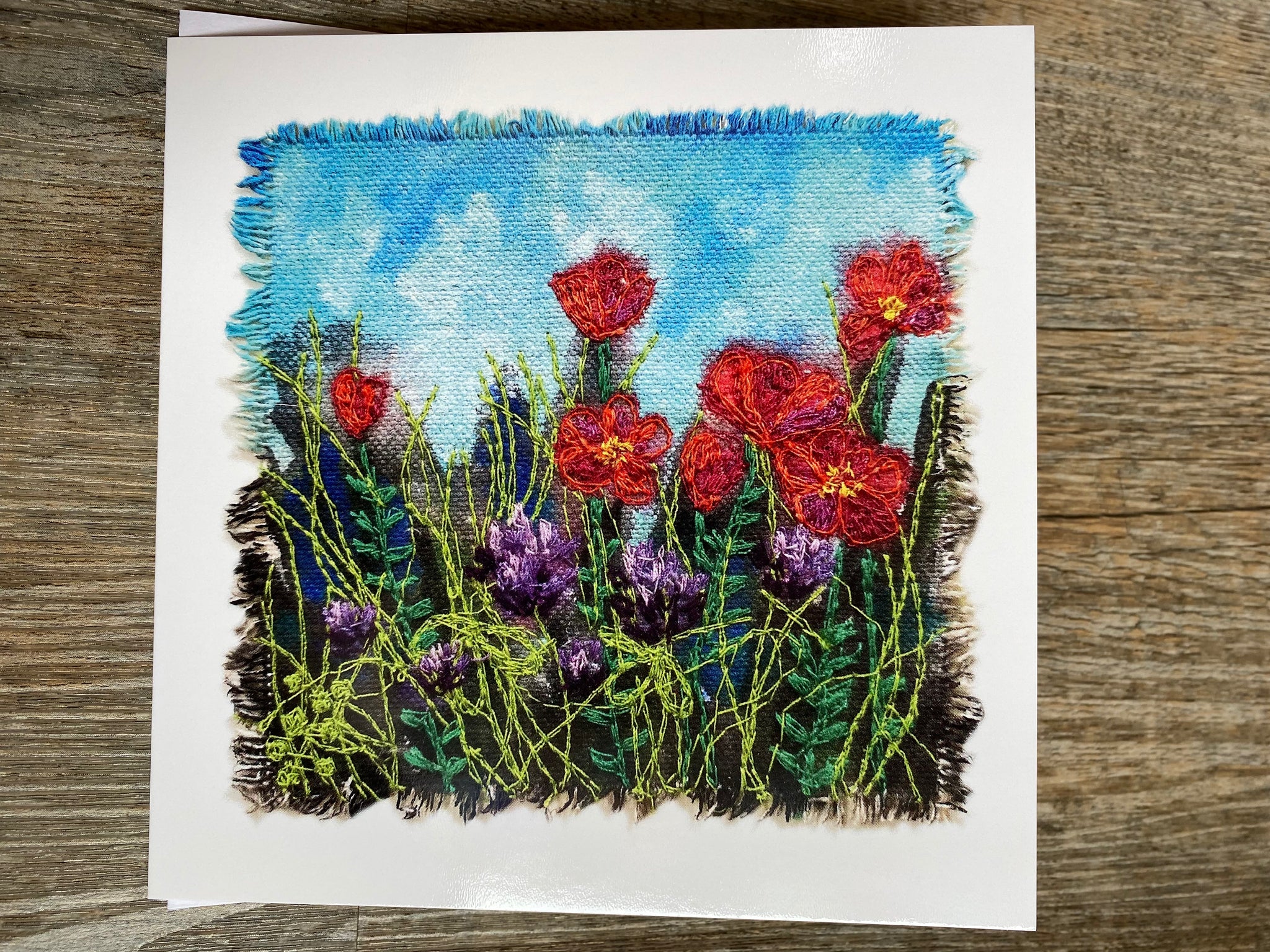 Linda McBain Cuyler {SQUARE CARDS} Flowers
